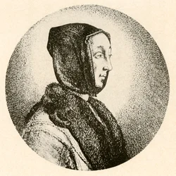 A Dutch lady in fur tippet and hood, mid 17th century