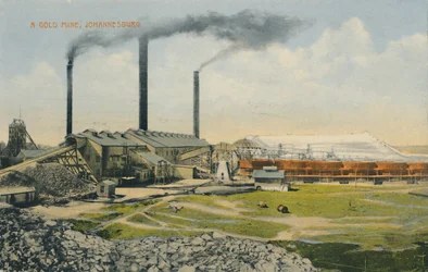A Gold Mine, Johannesburg, early 20th century