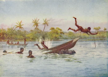 A Hippopotamus Hunt in Central Africa