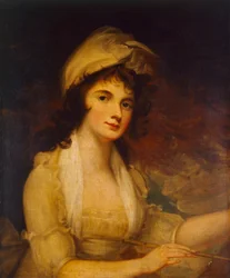 A Lady Painting