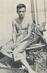 A Modern Ulysses. Gerbault Photographed at Suva, in the Fiji Islands