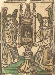 A Monstrance Held by Two Angels, 1495-1500