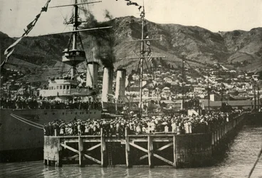 A Photograph Taken From The Nimrod...Lyttelton, 1908, 1909