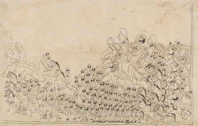 A Ruler in Procession, early 19th century