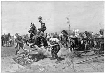 A Russian horse fair