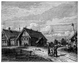 A Russian Village in the Southern Agricultural Zone