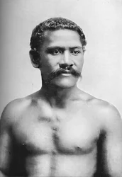 A Samoan chief, Vraila, 1902