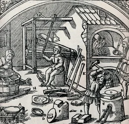 A Silver Refinery, 1556