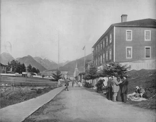 A Street in Sitka, Alaska
