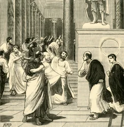 A Tumult in the Forum at Rome