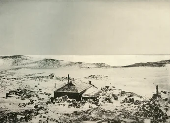 A View of the Hut Looking Northwards