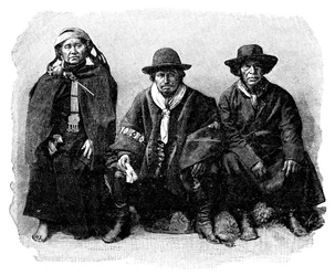A Group of Araucanians, Chile/Argentina