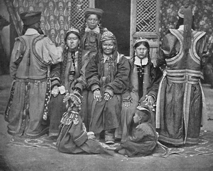 A group of Mongols