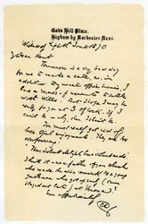 A Hand-Written Letter