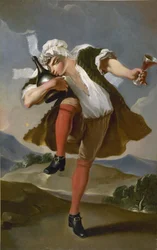 A la Bonne Bouteille. Signboard of a Wine Merchant, Between 1780 and 1800