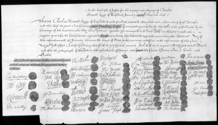 A letter relating to Charles Stuart, Bonnie Prince Charlie, 18th century