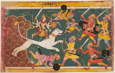 The Goddess as the Drinker of the Demon Raktabija