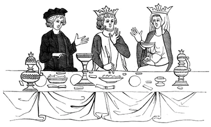 A Royal Banquet, 13th Century