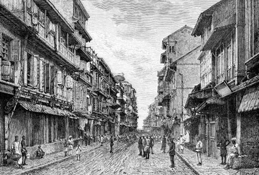 A street in Bombay, India