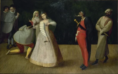 A troupe of Italian comedians I Gelosi