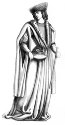 A Young Noble of the Court of King Charles VIII of France, 15th Century, 1849