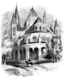 Abbaye aux Hommes, Caen, Normandy, France