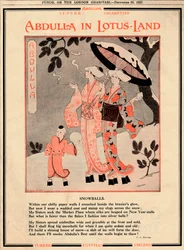 Abdullas in Lotus-Land - Snowballs, 1927
