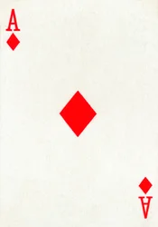 Ace of Diamonds from a deck of Goodall & Son Ltd. playing cards