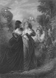 Act III Scene i from Much Ado About Nothing, c19th century