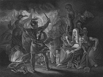 Act IV Scene i from Macbeth, c19th century
