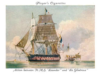 Action between H.M.S. Leander and Le Genereux