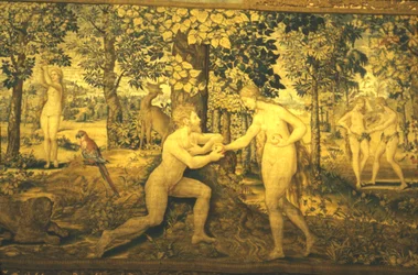 Adam and Eve. The Temptation