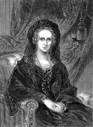 Adelaide of Saxe-Coburg Meiningen 1792-1849, German-born Queen-consort of William IV, 1849