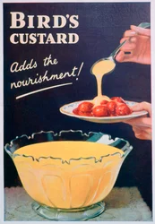 Advert for Birds Custard