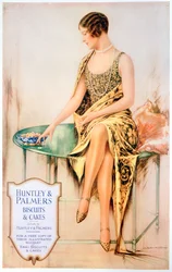 Advert for Huntley and Palmers Biscuits