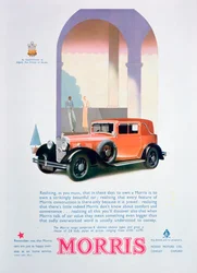 Advert for Morris Motor Cars, 1932