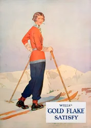 Advert for Wills Gold Flake Cigarettes