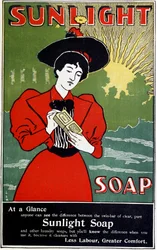 Advertisement for Sunlight Household Soap, c1890