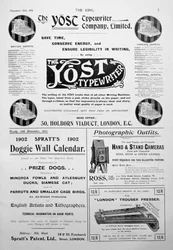 Advertising Page from the King Magazine, December 14, 1901