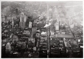 Aerial View of Philadelphia, Pennsylvania, USA, From a Zeppelin, 1928, 1933