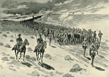 After Paardeberg: Boer Prisoners on the March
