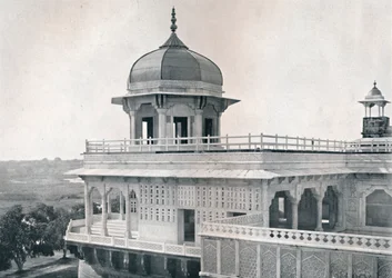 Agra. The Jasmine Tower