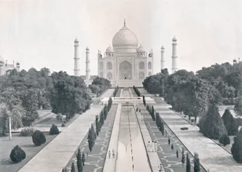 Agra. The Taj Mahal