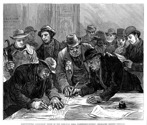 Agricultural Labourers Union Meeting in Farringdon Street, London