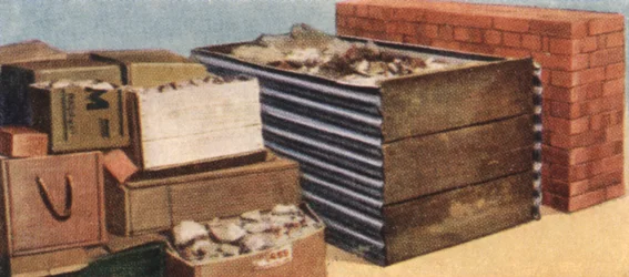 Air Raid Precautions, Cigarette Card, British
