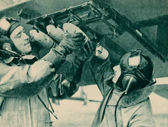 Air Observer Receiving Bombing Training