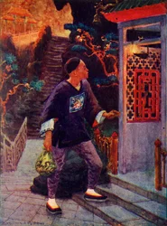 Aladdin discovers the Lamp