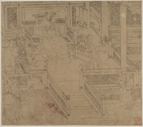 Album of Daoist and Buddhist Themes: Kings of Hells: Leaf 29