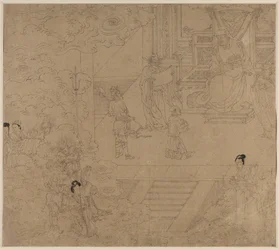 Album of Daoist and Buddhist Themes: Kings of Hells: Leaf 32