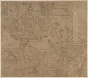 Album of Daoist and Buddhist Themes: Kings of Hell: Leaf 40